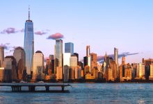 US financial district representing the Goldman Sachs bribery prosecution
