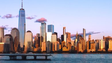 US financial district representing the Goldman Sachs bribery prosecution