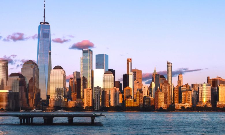 US financial district representing the Goldman Sachs bribery prosecution