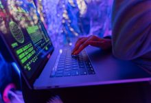 Cybersecurity technology representing attempted attacks on Wall Street financial firms