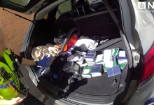 Passports recovered during the UK National Crime Agency people-smuggling investigation